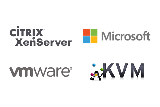 Virtualization Software Logos
